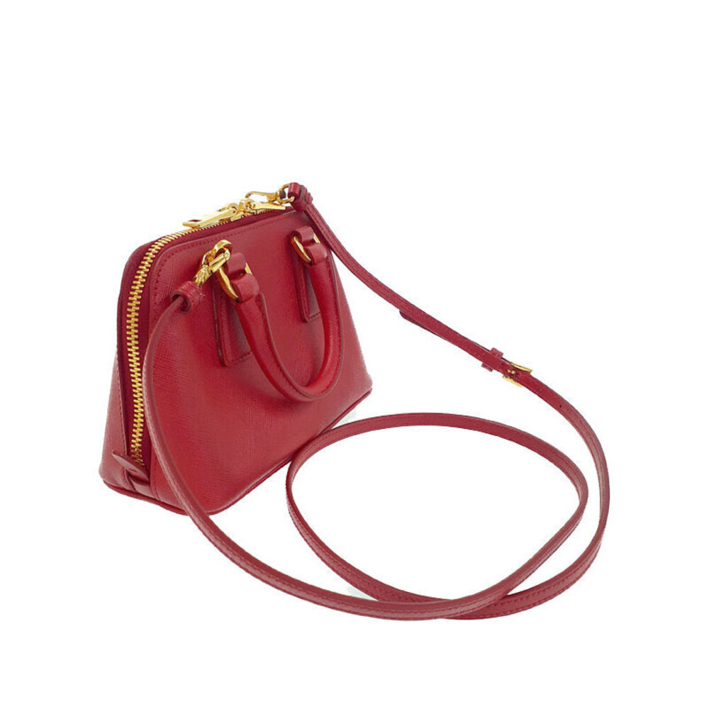 Prada Saffiano Promenade red Bag Leather Crossbody